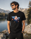 Mountain Geometry Graphic Tee