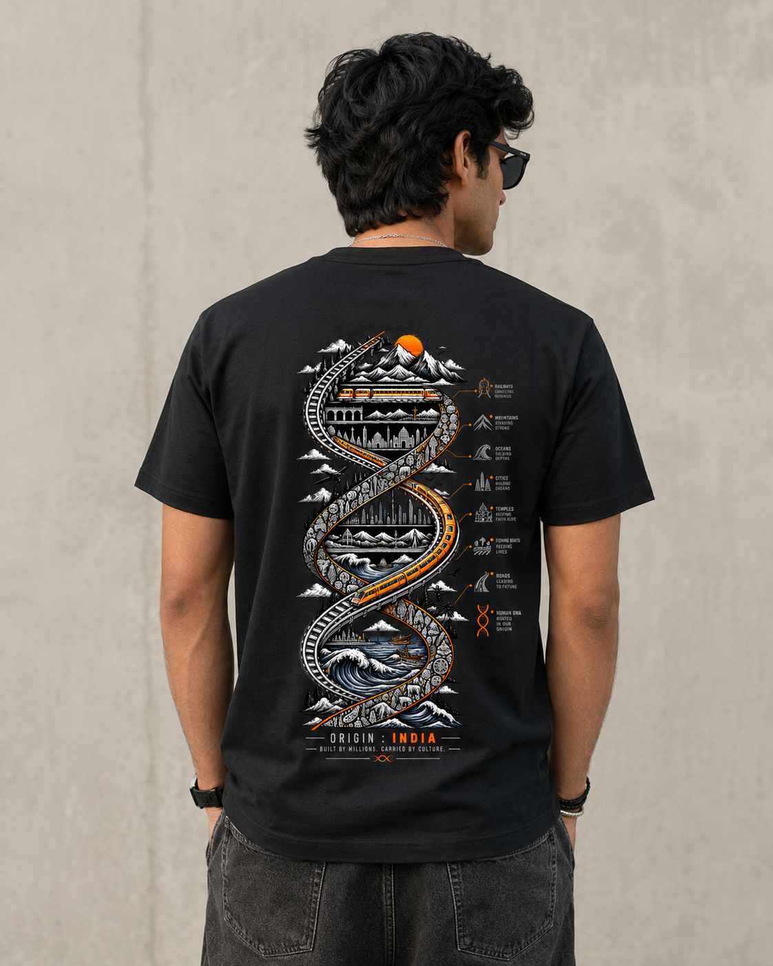 Indian DNA Heritage Tee