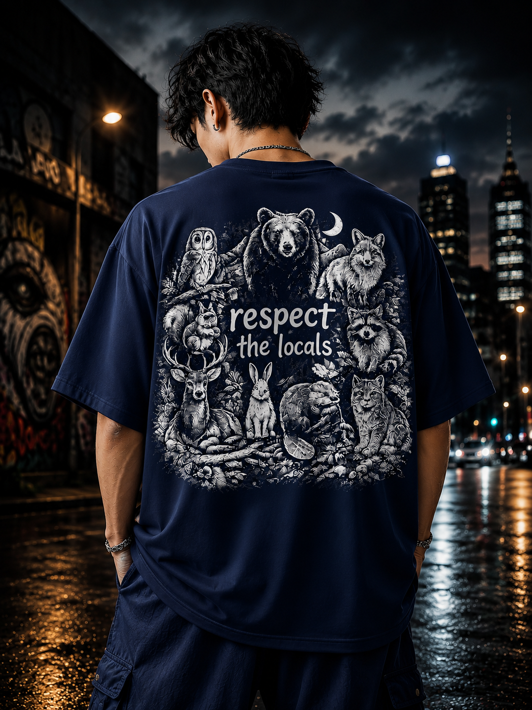 Respect the Locals Oversize Tee