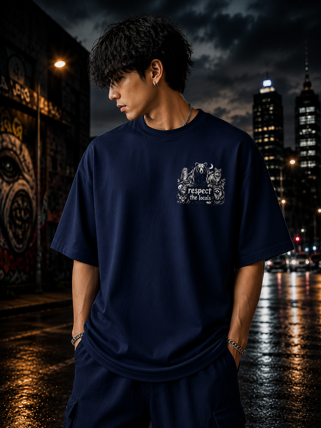 Respect the Locals Oversize Tee