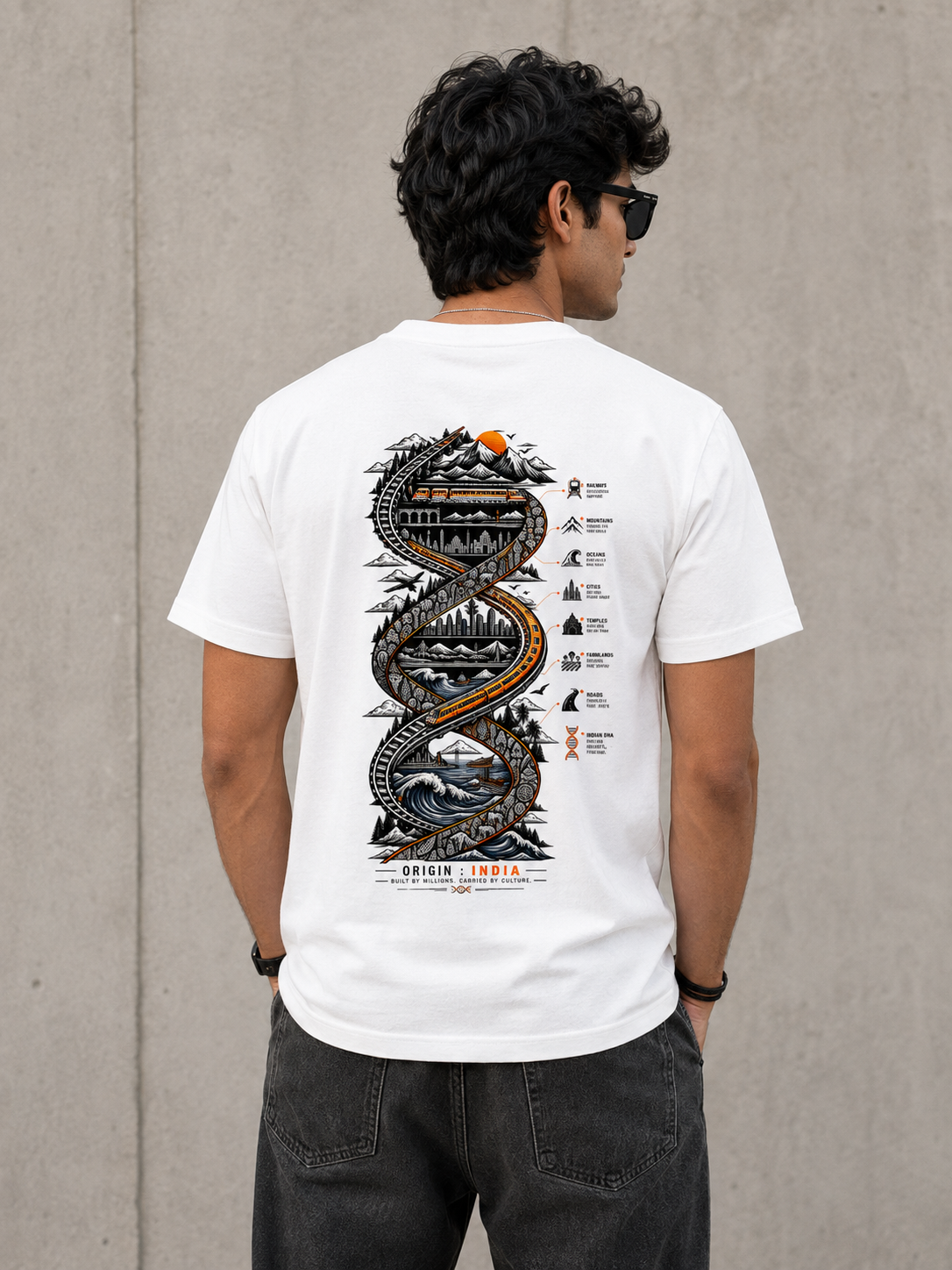 Indian DNA Heritage Tee