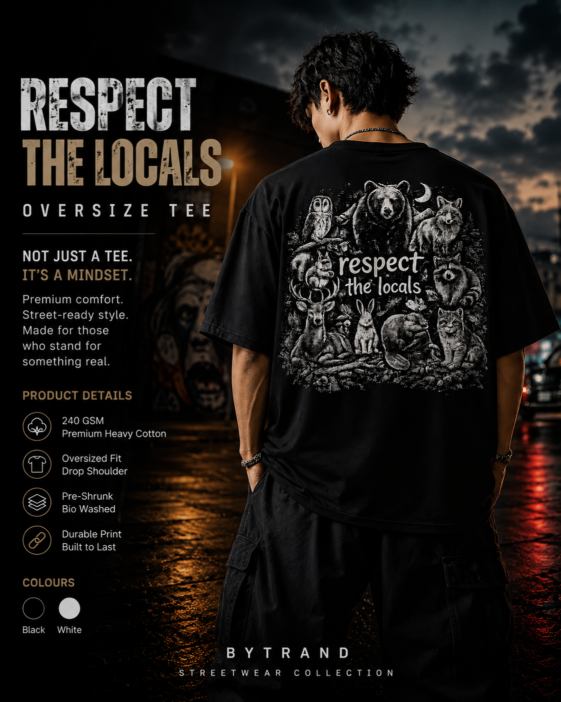 Respect the Locals Oversize Tee