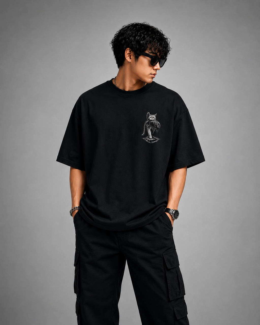Shadow Walk Oversize Tee